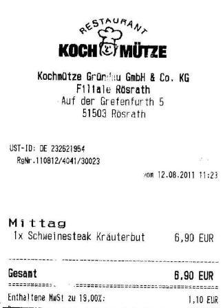 mcva Hffner Kochmtze Restaurant